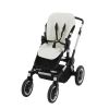 Colchoneta Silla Paseo Oval U. Regent en color crema de Cambrass mostrando su diseño ovalado.