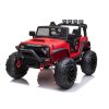 Coche eléctrico Jeep JC666 rojo