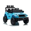 Jeep Rubicon DK-JWR558 en color azul claro con diseño atractivo.