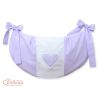 Bolsa de Juguetes My Sweet Baby - Corazones Blancos y Puntos Lilas