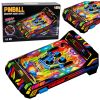 Juego de Pinball Electrónico de Mesa con LED y sonidos de arcade.