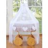 Moisés de Mimbre My Sweet Baby Deluxe Amelie Natural y Ropa Blanca