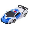 Auto Robot 2 en 1, Coche Policía RC 1:18
