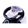 Correpasillos infantil blanco 60 cm Lean Cars, vista lateral con ruedas 14 cm
