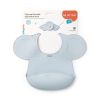 Babero de Silicona Ajustable Babyono - Azul, Comodidad y Protección - imagen 3
