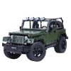Vehículo Off-Road de Bloques de Construcción Verde Caqui