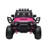 Coche eléctrico Jeep JC666 pintado en rosa