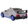 Coche Deportivo Control Remoto R/C 1:24 Gris con Ruedas Intercambiables