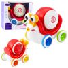 Caracol Interactivo con Tambor Musical Educativo Rojo