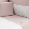 Jgo 2 Pcs.f.nordica Cuna 60 Plumeti Rosa 100x140x3 Cm - Cambrass - imagen 3