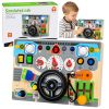 Volante educativo infantil Lean Toys tipo salpicadero, vista frontal