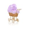 Carrito de Muñecas Mimbre con Ropa My Sweet Baby