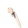 Portachupetes de silicona beige Babyono - Práctico y seguro - imagen 3