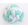 Protector de Cuna Knot Bumper My Sweet Baby - Blanco y Menta - imagen 2