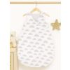 Cotton Sleeping Bag For Children, Size M, 3-12 Months, Tog 2.5, All-season - Clouds Gray/gray