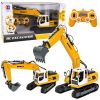 Excavadora Crawler RC 1:16 de Lean Toys con control remoto y luces