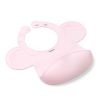 Babero de Silicona Ajustable Babyono Rosa para Bebés - imagen 2