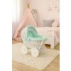 Cochecito de Muñeca Wicker My Sweet Baby con Ropa Mint - imagen 2