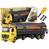 Camión Tanque DIY para Atornillar y Desatornillar Amarillo