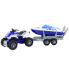 Quad de Policía de Lean toys en color brillante