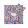Pram Bedding Set With Duvet And Pillow 2pcs - Hearts Flower Pattern