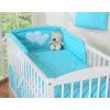 Protector de Cuna My Sweet Baby - Corazones en Turquesa - imagen 2