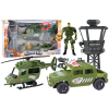 Set Militar Helicóptero, Vehículo de Combate y Torre de Control