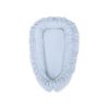 Baby Nest Premium Cocoon For Infants With A Ruffle My Sweet Baby- Blue