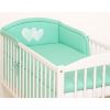 Protectores de Cuna My Sweet Baby – Hearts Mint