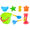 Juego de Arena Set Cubo Castillo 9 Elementos