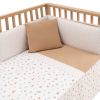Jgo 2 Pcs.colcha I-v. Cuna 60 Senda Beige 60x120x3 Cm - Cambrass - imagen 2