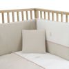 Jgo 2 Pcs.f.nordica Cuna 60 Lino Rosa 100x140x3 Cm - Cambrass - imagen 2