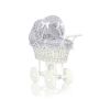 Carrito de Muñecas My Sweet Baby de Mimbre con Ropa de Cama