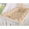 Knot Bumper XXL Beige - Protector de Cuna My Sweet Baby - imagen 3