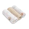 Pañales de Muselina Sensillo Grises con Ositos - Pack de 3