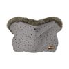 Guantes de invierno Kikkaboo Luxury Fur Dots Gris
