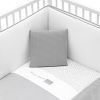 Jgo 2 Pcs.colcha I-v. Cuna 70 Forest Gris 70x140x3 Cm - Cambrass - imagen 2
