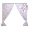 Cortinas para habitación de bebé - My Sweet Baby, corazones rosas