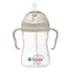 Botella B.box fabricada en PPSU, resistente y duradera.