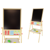 Tablero educativo de madera 2 en 1 con accesorios