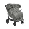 Carrito gemelar Happy 2 Gris Claro 2024 Kikkaboo - imagen 3