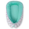 Baby Nest Double-sided Premium Cocoon For Infants Bobono Minky- Rocking Horses