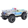 Coche RC de policía en acción, perfecto para aventuras al aire libre