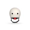 Casco M-L European Headform Ash de Scoot&ride usado por un niño al aire libre