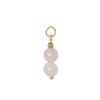 Llamador de Ángeles Proudmama Charm Nola Cuarzo Rosa