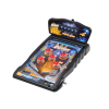 Pinball Lean Toys, detalle doble flipper y bumpers del tablero