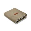 Manta de terciopelo beige 75x100 cm Sensillo - Suave y ligera