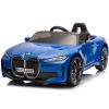 Coche eléctrico a batería BMW i4 4x4 JE1009 Azul
