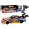 Coche de Control Remoto 1:16 con Ruedas de Goma Naranja