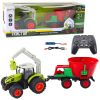 Tractor Agrícola con Sembradora y Agarrador Rotativo RC 2.4G